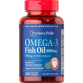 Fischöl OMEGA3 1000mg OMEGA3 Fischöl 100 Kapseln PURITAN'S PRIDE